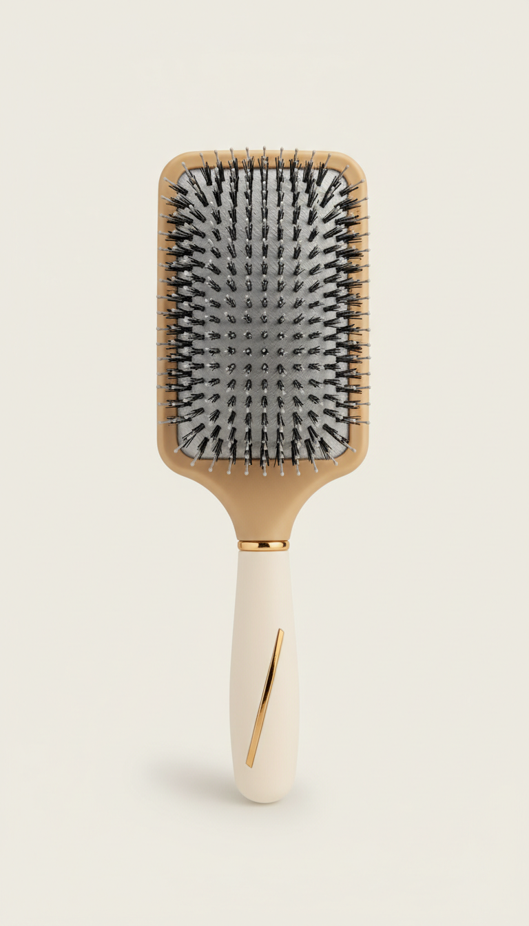 Extension care paddle brush